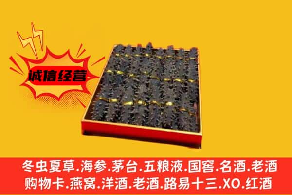 鸡西市鸡东回收海参